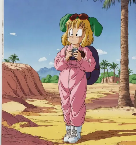 masterpiece, best quality, akiratoriyama art style, a girl wearing a bunny suit walking in a desert crying,