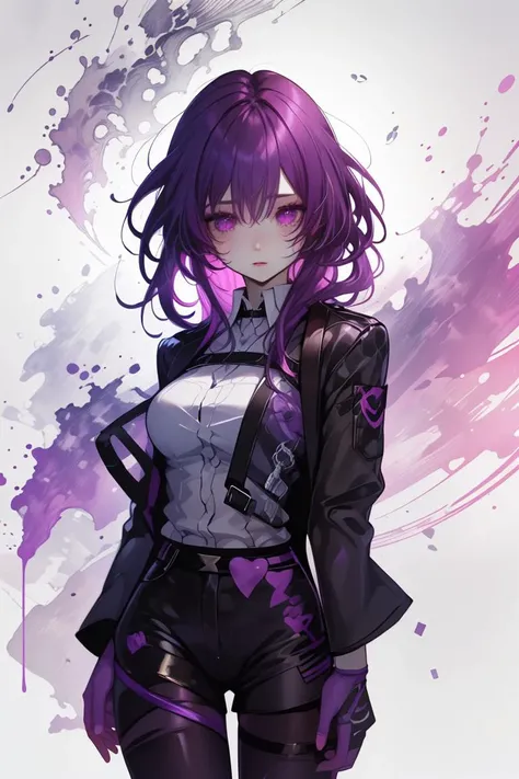 (Exciting Drawing:1.3) of (Sketch:1.3) a photo of a woman, <lora:KafkaV1.0-000003:0.8> KafkaHSR, purple hair, purple eyes, black shorts, purple pantyhose, jacket, white shirt, purple gloves, KafkaHSR, purple hair, purple eyes, black shorts, purple pantyhose, jacket, white shirt, KafkaHSR, purple hair, purple eyes, black shorts, purple pantyhose, KafkaHSR, purple hair, purple eyes, black shorts, KafkaHSR, purple hair, purple eyes,(Agfacolor:1.3), <lora:LCM_LoRA_Weights_SD15:1>