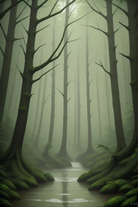 forest, jungles, rain, trees