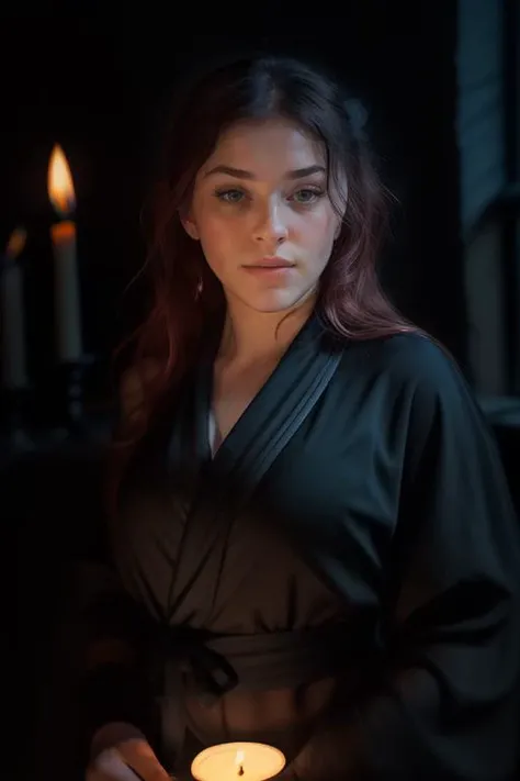 Merger_summer_dolling,
(in a dark room in (pitch black:1.2) amongst a (candle light vigil:1.2), (candles:1.1), (candle light:1.1), (pitch black room:1.2), (darkness:1.1), wearing a (sheer robe:1.1), robe, sheer, (lots of candles:1.2):1.2),
bokeh, f1.4, 40mm, photorealistic, raw, 8k, textured skin, skin pores, intricate details <lora:epi_noiseoffset2:1>, epiCRealism <lora:ClothingAdjuster3:-1>