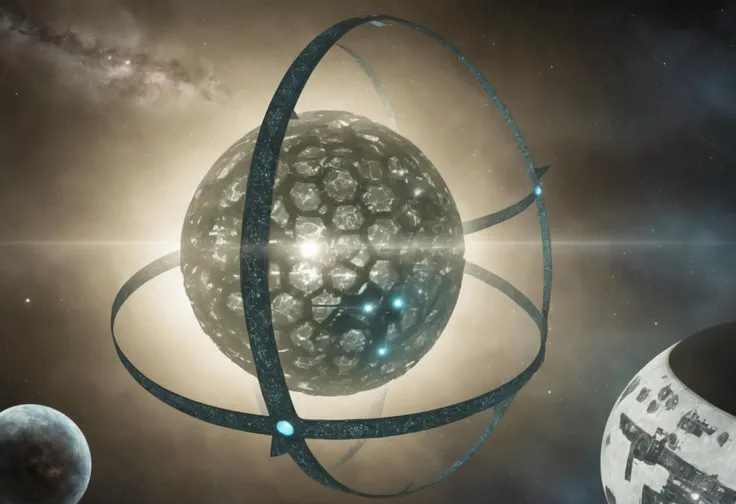 dyson_sphere, space background, night sky, night, <lora:dyson_sphere_sdxl_12:0.8>, (spaceship), masterpiece, best quality,