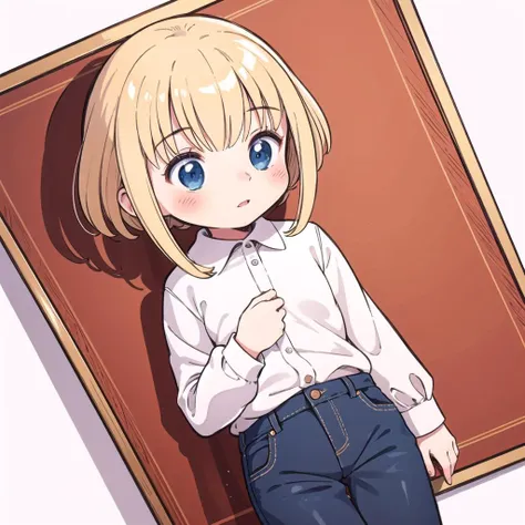 masterpiece,best quality,highly,
<lora:0 DADramia:1> dndramia,child,little_girl,petite,blonde hair,flat chest,shirt,pants,1girl,solo,