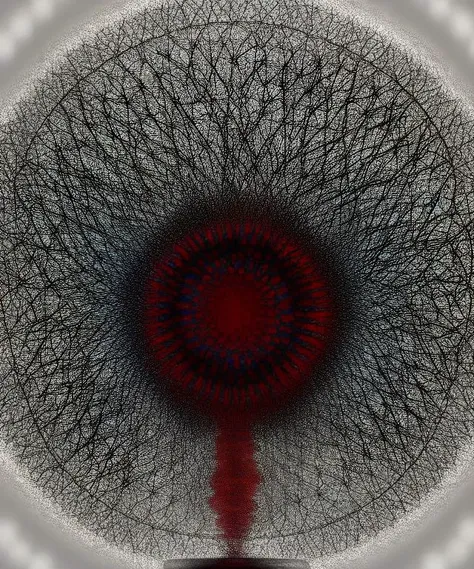 And blood-black nothingness began to spin... A system of cells interlinked within cells interlinked within cells interlinked within one stem... And dreadfully distinct against the dark, a tall white fountain played.