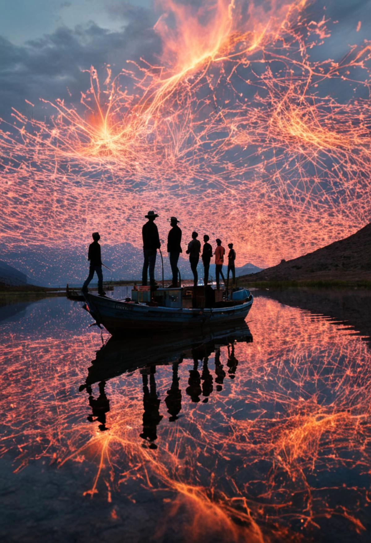 An intricate overland, art by Josh Adamski , Bruce Nauman, Mordecai Ardon, Brandon Woelfel, Ben Goossens