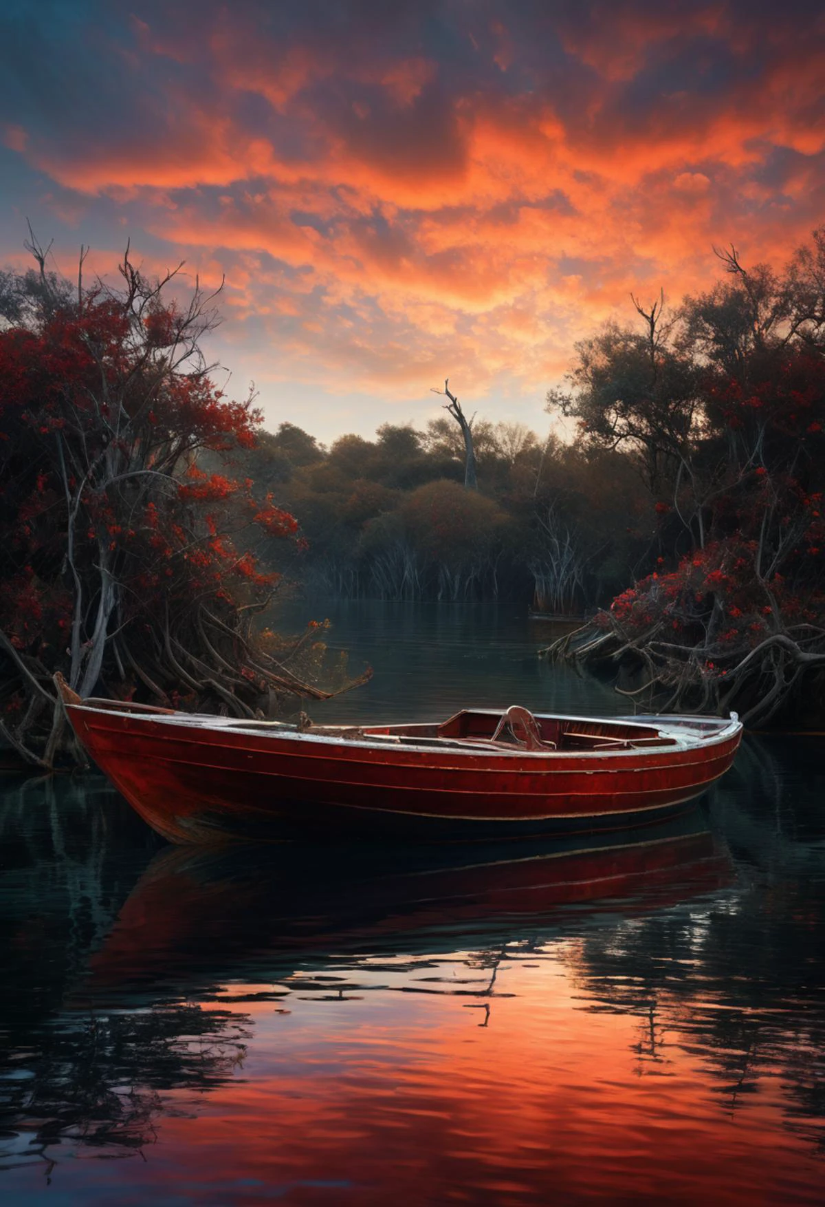 a beautiful boat, art by David Mould, Brooke Shaden, Ingrid Baars, Mordecai Ardon, Josh Adamski, Chris Friel