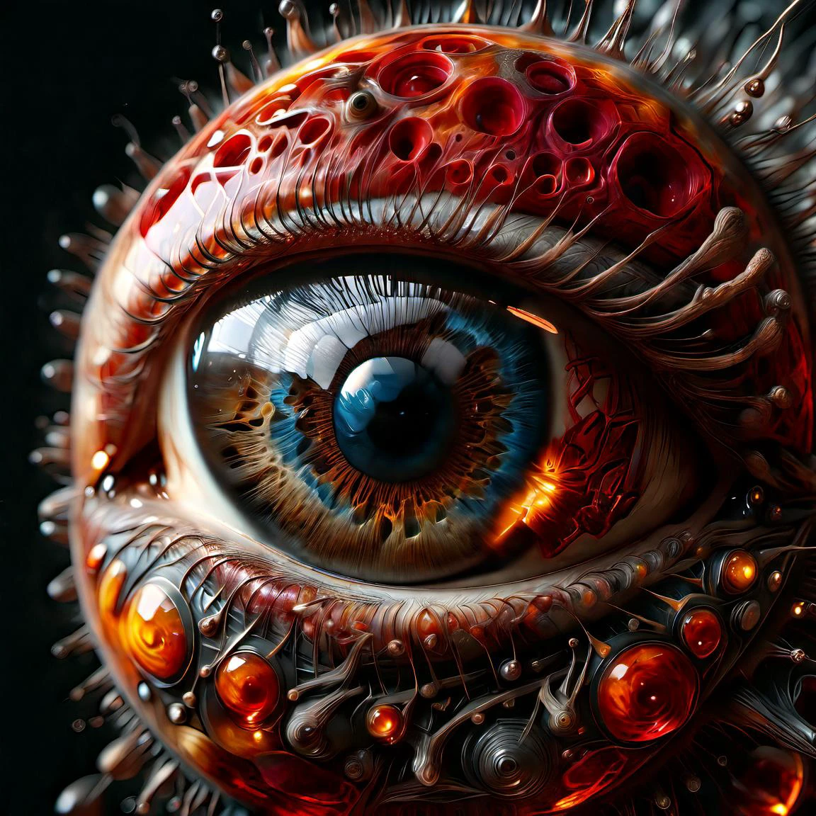 astounding,masterpiece,intricate,spectacular,vivid,photorealistic,galaxys and nebulas in the form of an eye,dramatic,beauty,elemental,8k,raytracing blood vessels, blood veins, bloodshot <lora:dvr-frft:0.8> dvr-frft <lora:more_details:0.8>