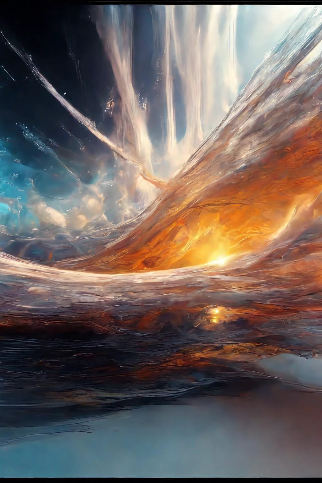 a strange zone of anomalous energy, fluctuations of energy flows and jets, transformations of materials and states, gradient transitions of compactions, liquid time, positive miracles, persistent surrealism