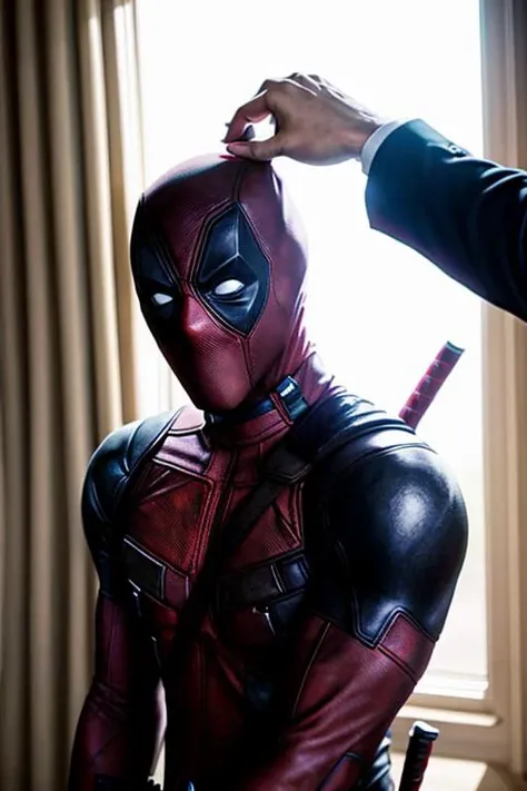 deadpool, headpatpov <lora:HeadpatPOV:1>