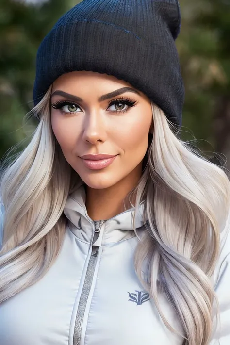 headshot of S225_SylvijaVasilevska,a stunning woman,on a (piste:1.1),wearing a (parkas:1.1),(beenie:1.1),(8k, RAW photo, best quality, depth of field, ultra high res:1.1),(absurdres, intricate, photorealistic, masterpiece, ultra-detailed:1.2),
