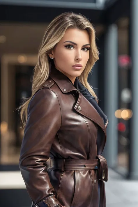 photo of S198_ReemRae,a stylish woman,in a (mall:1.1),wearing a (leather-coat:1.1),(8k, RAW photo, best quality, depth of field, ultra high res:1.2),(absurdres, intricate, photorealistic, masterpiece, ultra-detailed:1.3),