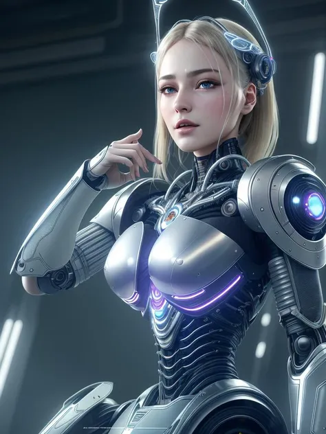 complex 3d render ultra detailed of a beautiful porcelain profile woman android face, cyborg, robotic parts, 150 mm, beautiful studio soft light, rim light, vibrant details, luxurious cyberpunk, lace, hyperrealistic, anatomical, facial muscles, cable electric wires, microchip, elegant, beautiful background, octane render, H. R. Giger style, 8k, best quality, masterpiece, illustration, an extremely delicate and beautiful, extremely detailed ,CG ,unity ,wallpaper, (realistic, photo-realistic:1.37),Amazing, finely detail, masterpiece,best quality,official art, extremely detailed CG unity 8k wallpaper, absurdres, incredibly absurdres, <lora:japaneseDollLikeness_v10:0.1>, <lora:koreanDollLikeness_v10:0.5>, robot, silver halmet, full body, sitting