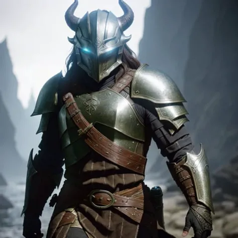 Masterpiece, best quality, cinematic film still, of (the Dragonborn from Skyrim, walking towards camera), muscular, [medieval|dark fantasy]_\(setting\), (wearing full set of ornate ebony armor, helmet), (male), dramatic lighting, Skyrim box art, lifelike textures, (photorealism:1.1), RTX, (backlighting:0.8), vivid details, shallow depth of field, photographed on a Canon EOS-1D X Mark III, 50mm prime F/2.8 lens, sharp focus, (hyperdetailed, intricately detailed), HDR, 8k, cinestill 800, particle effect, (Norse|Viking), 8mm film grain