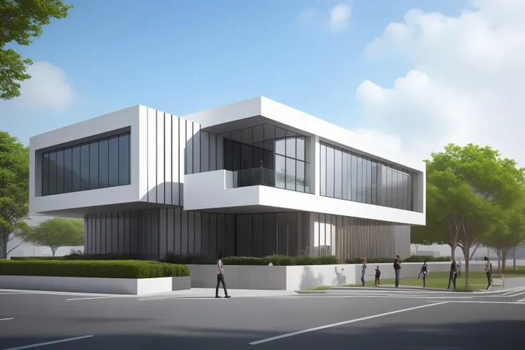 modern building, photo, dslr, <lora:architectureInWinter_v10:0.8>, best quality