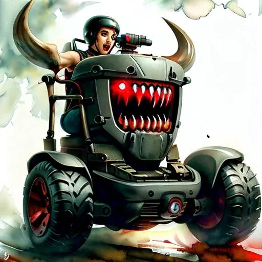 segway, demonmawai <lora:demonmawai_v10:1>