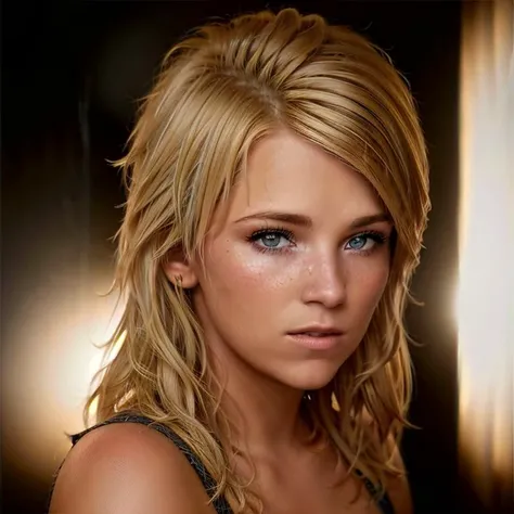 young blonde woman <lora:1r1s:0.9>, photo, masterpiece, realistic, realism, photorealism, high contrast, 8k, detailed, skin texture, hyper detailed, realistic skin texture, armature, best quality, ultra high res, (photorealistic:1.4), high resolution, detailed, raw photo, sharp re, by lee jeffries nikon d850 film stock photograph 4 kodak portra 400 camera f1.6 lens rich colors hyper realistic lifelike texture dramatic lighting unrealengine trending on artstation cinestill 800