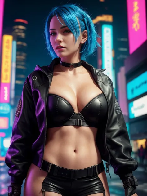 ((Best Quality)), ((Masterpiece)), ((realist)), (detailed), (1 girl), ((whole body:1.4)), woman with colorful hair and piercings, cyberpunk dreamy girl, 4K digital art with high level of detail, awesome digital illustration, Stunning work of art in 8k, colorful digital fantasy art, colorful and dark, Beautiful digital artwork, colorful digital painting, cyberpunk digital anime art, girl with light wave, HD 8K digital wallpaper art, beautiful digital painting