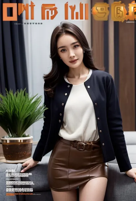 <lora:yangmi:0.88:lbw=1,0,0,0,0,0,0,0,1,1,1,1,1,1,1,1,1>
(fake cover), (magazine cover:1.66), cover, (english text:1.23),
yangmi body, yangmi face, 1girl, solo, skirt, pleated skirt, long hair, cowboy shot, brown eyes, standing, highres, lips, realistic, brown hair, jacket, looking at viewer, black dress, white jacket, dress, long sleeves, smile, black skirt,
indoorscene, scenery, window, highres, plant, table, indoors, couch, potted plant, cup, day,
<lora:NM_æé¨æ¹åå¨_1.0:0.35> <lora:more_details:0.3> <lora:epi_noiseoffset2:1> <lora:QYpifuV1:0.9>