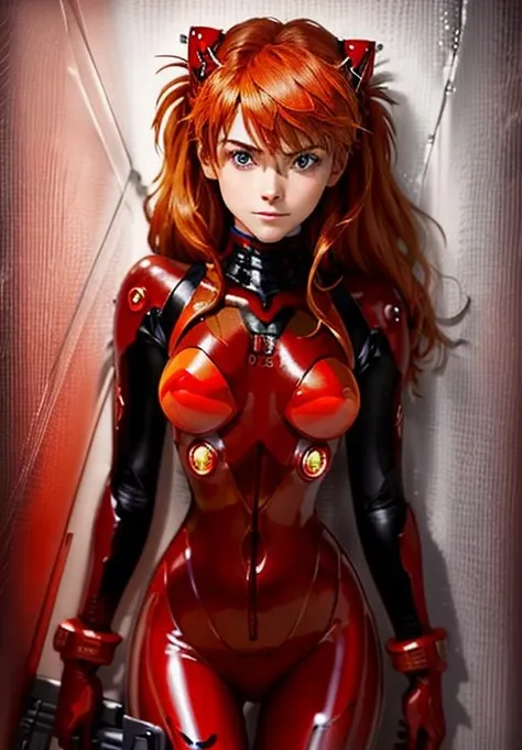 <lora:als:0.8>, alsps, 1girl, solo, smirk, Asuka-Langley, (acclaimed, alluring, captivating, exciting, gorgeous, striking:1.3)