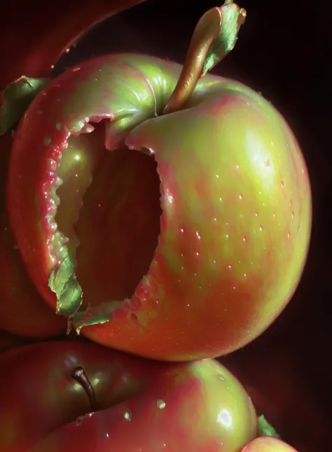 apple fruit, close up, FlonixApterus