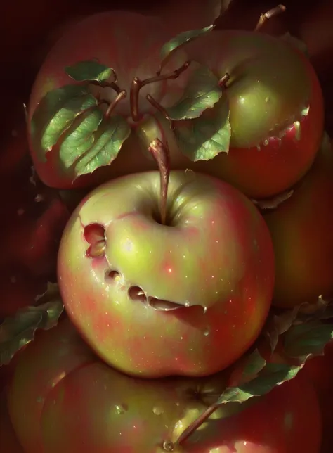 apple fruit, close up, FlonixApterus