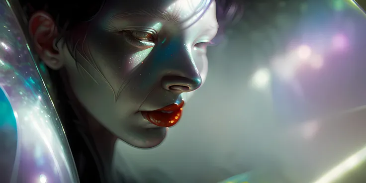 FlonixApterus, extreme close up girl, extreme beautiful, ray tracing