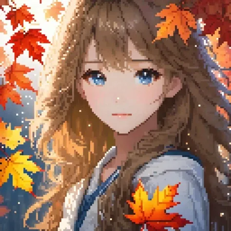 (((sunset))), flat color, Golden ratio, {masterpiece:1.5}, {extremely detailed CG unity 8k wallpaper:1.5}, {Grim expression:1.2}, {1girls:2}, {full body:1.8}, {cry, smile:1.8}, The wind blows the maple leaves, extremely detailed maple leaf, {extremely detailed eyes:1.5}, {extremely beautiful detailed anime face:1.5}, black hair, {cute animal face:1.5}, {extremely delicate and beautiful girls:1.4}, blue eyes,{glowing eyes, blank stare:1.5}, {backlight:2}, body is turning into maple leaves, {flowing maple leaf background:1.4}, {depth of field:2}, Red light, extremely detailed sky, clothes with maple leaf, {Maple tree background:1.5}, body with maple leaf , floating hair with maple leaf, looking at viewer, maple leaf forground, hair with maple leaf, {flowing hair:1.2}, The picture fills the canvas, {flowing:1.2}, dynamic angle