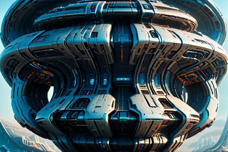 <lora:xl_more_art-full_v1:0.7>, (best quality:1.5), (hyperrealism:1.3), (intricate emotional details:1.5), (ultra detailed), (sharp focus), (sharp details), detailed digital illustration of a  Starships orbiting colossal ring structure, Postcyberpunk,  <lora:cine:0.7> cin3 ,  <lora:EnvyOrganicScifiXL01:1>