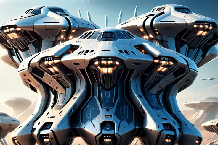 <lora:xl_more_art-full_v1:0.7>, (best quality:1.5), (hyperrealism:1.3), (intricate emotional details:1.5), (ultra detailed), (sharp focus), (sharp details), detailed digital illustration of a Swarm of microdrones, agile reconnaissance fleet, Mecha, <lora:EnvyOrganicScifiXL01:1>, space, (spaceship:1.5)