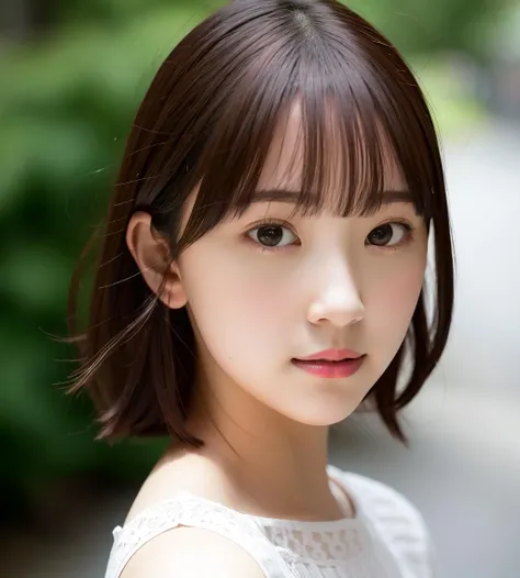 masterpiece, highest quality, 8k, Absurd, (Upper Body:1.4), Mine system, beautiful girl, Pretty face, View your viewers, smile, Ultra-realistic, High resolution, photograph, Film Grain, chromatic aberration, Sharp focus, High resolution, Face Light, Dynamic Lighting, Cinema Lighting, Professional Shadow, Most detailed, Very detailed, Super detailed, In detail, Real Skin, Delicate facial features, Detailed face and eyes, Sharp pupils, Realistic students,