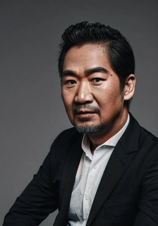 Black and white photo of Arafeld of man in suit and tie, long beard, cover photo portrait of Howard Parker, Lin Xiang, Song Nanli, Tyrus Huang, Bei Zetun, Vaughan Ling, Huang Huifeng, Yasuda Akira, Hiramoto Akira, Du Juan, Liang Xing, Yu Chong