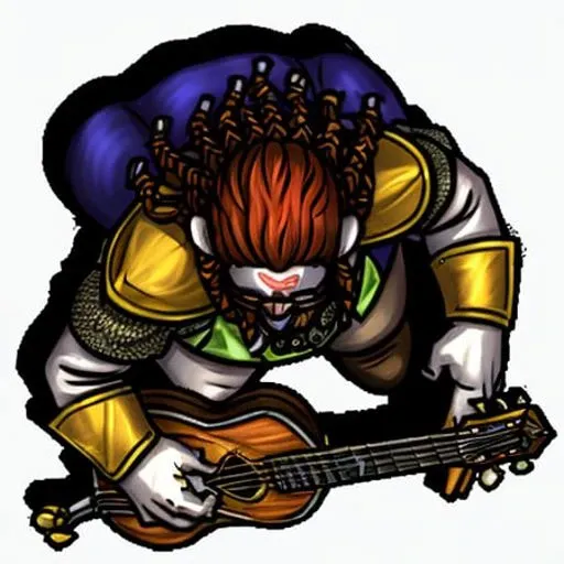 dwarf bard guitar