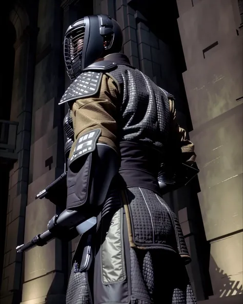 two men in armor are holding swords , american realism , unreal 5, a raytraced image