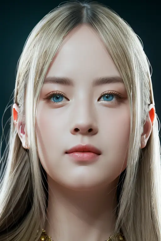 a beautiful empress portrait, blonde hair, perfect blue eyes, with a brilliant, impossible striking big Christmas headpiece, clothes Santa robes, everything Christmas, snow, symmetrical, dramatic studio lighting, rococo, baroque, greens, asian, hyperrealism, closeup, D&D, fantasy, intricate, elegant, highly detailed, digital painting, artstation, octane render, 8k, concept art, matte, sharp focus