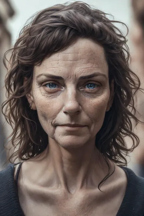 3/4 perspective view, face, low angle, (the most beautiful portrait in the world:1.5), UHD, HDR, 8K, (Masterpiece:1. 5), <lora:LowRA:0.6>, dark theme
