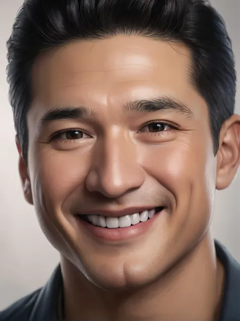 MarioLopezExl, face focus, portrait, photorealistic, smile,
