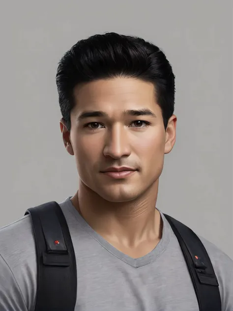 MarioLopezExl, face focus, portrait, photorealistic, ,
