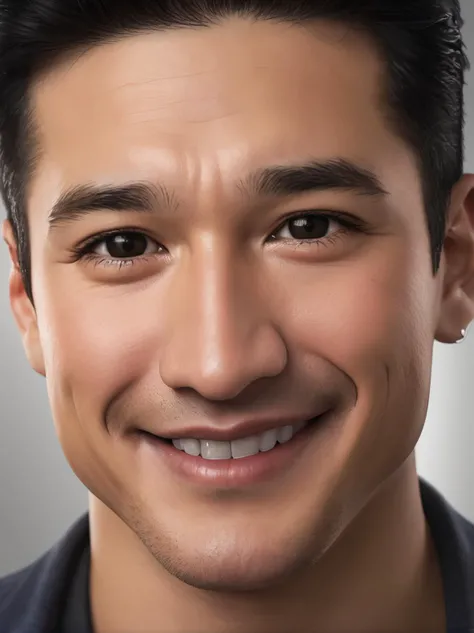 MarioLopezExl, face focus, portrait, photorealistic, smile,