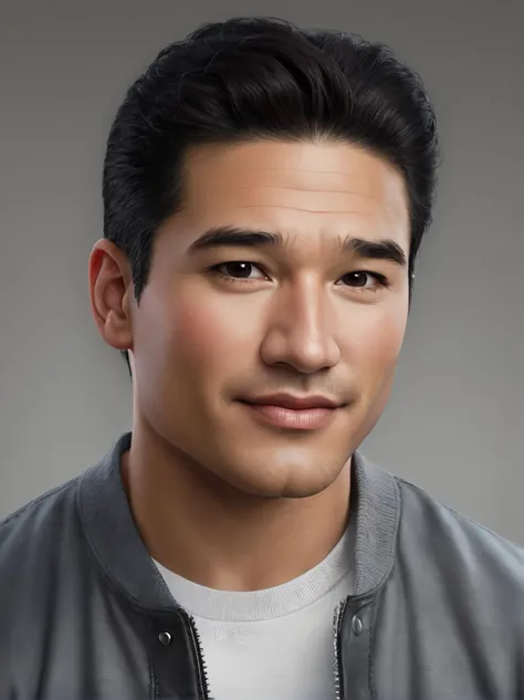 MarioLopezExl, face focus, portrait, photorealistic, ,