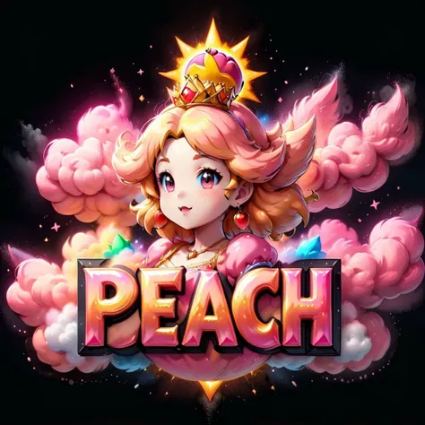 <lora:Harrlogos_v2.0:1>,("peach" text logo:1.15),pink,metallic,cute,(princess peach),clouds,sun,<lora:ChalkDustStyleSDXL:0.9>,chalkdust,