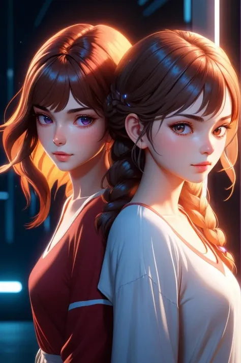 masterpiece, best quality, (colorful), cinematic lighting, extremely detailed CG unity 8k wallpaper, beautiful detailed face, an extremely delicate and beautiful, 2girl, beautiful girl, woman, solo, sexy body, (cute:1.3),,,,