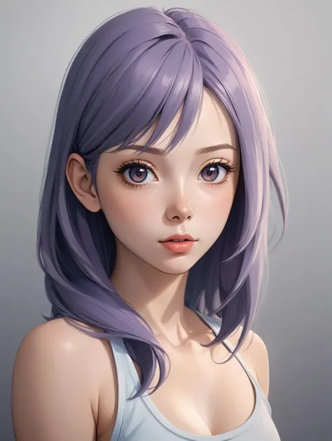 portrait of an anime character hyper realistic