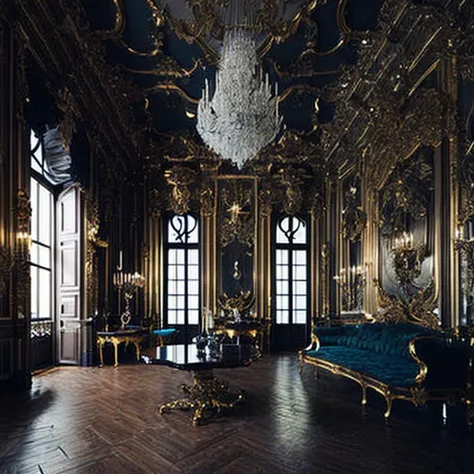 <lyco:baroque_interior_design:1.0> baroque room