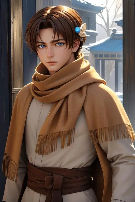 professional full body photo of yun, blue eyes, (hair_ornament:1.2), brown hair, scarf,1boy, solo, male focus, looking at viewer,
detailed skin, detailed eyes, detailed face,
high quality, volumetric light, highrez, masterpiece, best quality,
<lora:yun:0.92:MIDD>