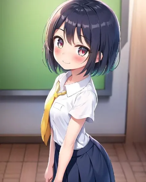 score_9, score_8_up, score_7_up, source_anime,masterpiece, best quality, high_resolution,8k,Perfect features, intricate details,Ray Tracing,
sskchie_AA,sasaki chie, short hair, black hair, hairclip, bangs, brown eyes,yellow cardigan, open cardigan, open clothes,white shirt, blue skirt, carrying randoseru backpack,Confident, Eyes that meet the viewer directly, a slight smile, and a relaxed posture.,looking at viewer,classroom, school desk, school chair, chalkboard, ceiling light, kyoshitsu, window, indoors,Extreme Close-Up shot (focus on knees),
<lora:sasakichie_pony_v1:0.7> ,<lora:Gakkou_SDXL_V1:1> ,<lora:PonyRandoseruXLv10:1> ,<lora:height_XL_Pony:-1>