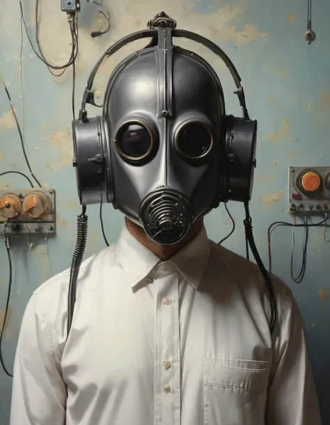 grbtw artstyle, surreal, disturbing, photorealistic, high resolution, beautiful, highest quality, masterpiece, highly detailed <lora:SDXL Grab-Bag-2 - Gasmask Guys - Trigger is grbtw artstyle:1>, <lora:add-detail-xl:0.85>