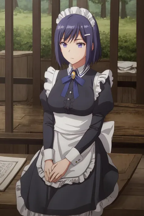 ((masterpiece, high quality, highres,))
outdoors, forest, sitting,
maid, maid headdress,
serina, <lora:Serina:0.8>
