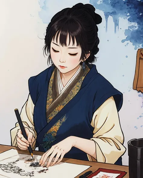 best quality,masterpiece,highly detailed,ultra-detailed, 1girl,<lora:neg4all_bdsqlsz_V3.5:-1>
<lora:de-anime-er_v10:-0.25> <lora:animezer:1> <lora:cartoon-photo_V2:1>1girl, <lora:StoryofStone:0.75> the story of the stone, ç´
æ¨å¤¢, Ink Dripping Drawing, , ink drawing, dripping ink