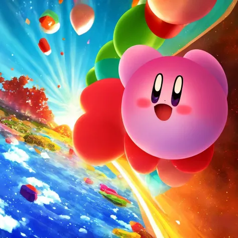 (masterpiece, top quality, best quality, official art, beautiful and aesthetic:1.2),
(Kirby:1.1) <lora:Kirby:1>