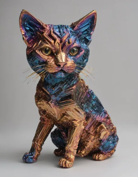 <lora:bmth-000007:0.8>cat made out of bmth, blank background