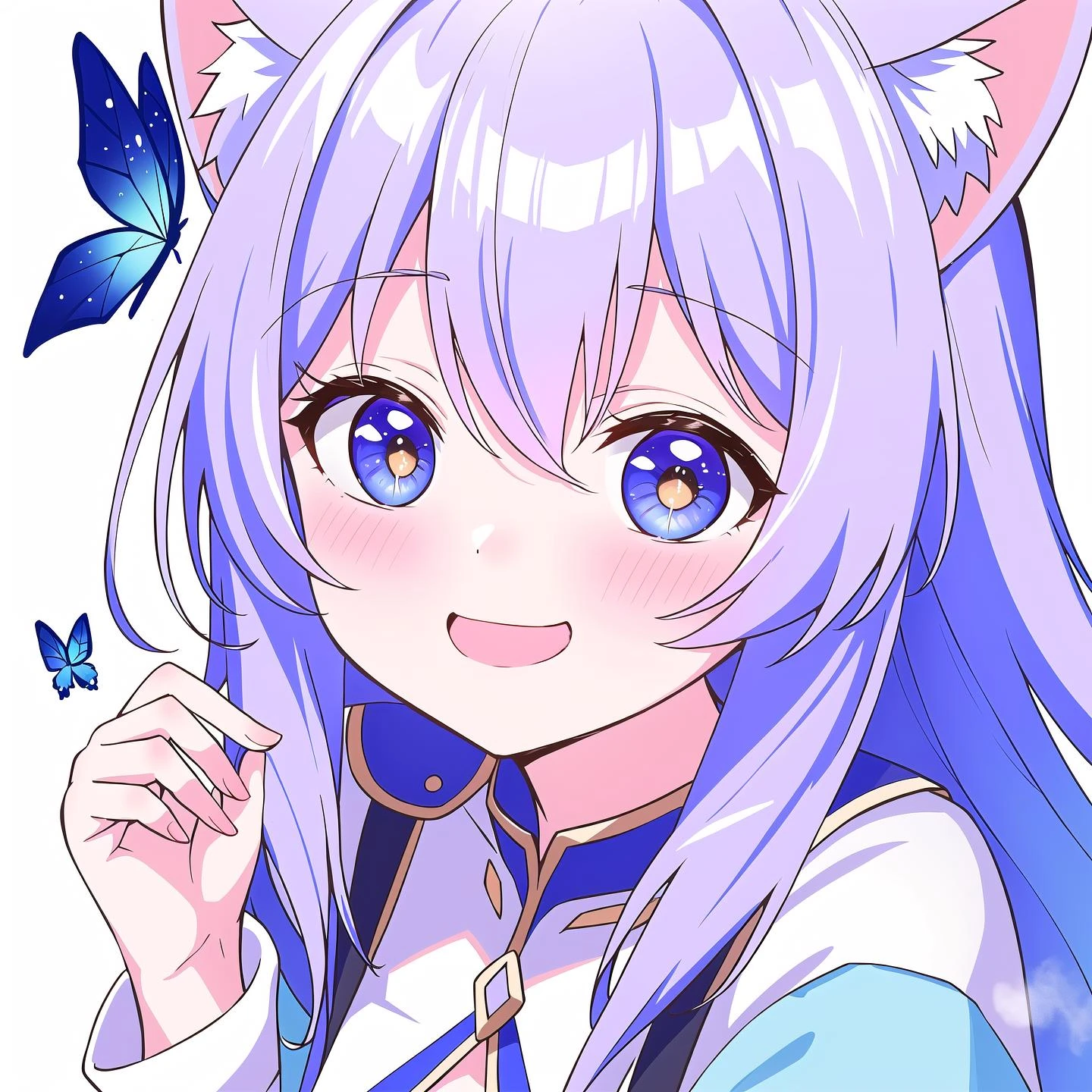 ((masterpiece, high quality, highres, 8k, 4k)) BREAK With gentle strokes, a cat girl's glee, In cute art style, a joyous spree, Tiny paws and ears that perk, Playful mischief, a grin that works. BREAK Soft shades of light, a pastel theme, Simple background, like a dream, Chasing butterflies, laughter's grace, In this sweet scene, happiness finds its place. BREAK Big round eyes, so full of delight, A world of innocence, pure and bright, Cat girl's laughter, like a melody's chime, Captured in art, a moment frozen in time.